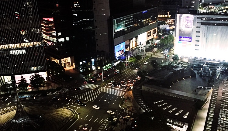 名古屋駅　夜景